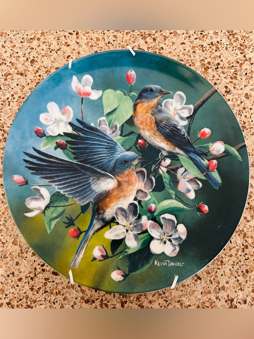 The Bluebird 1986 Vintage Collectors Plate